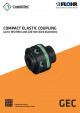 Compact elastic coupling